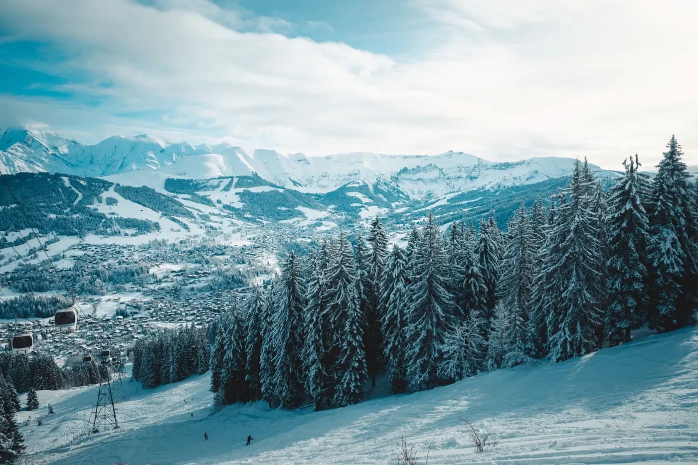 Randonnée en raquettes à Megève