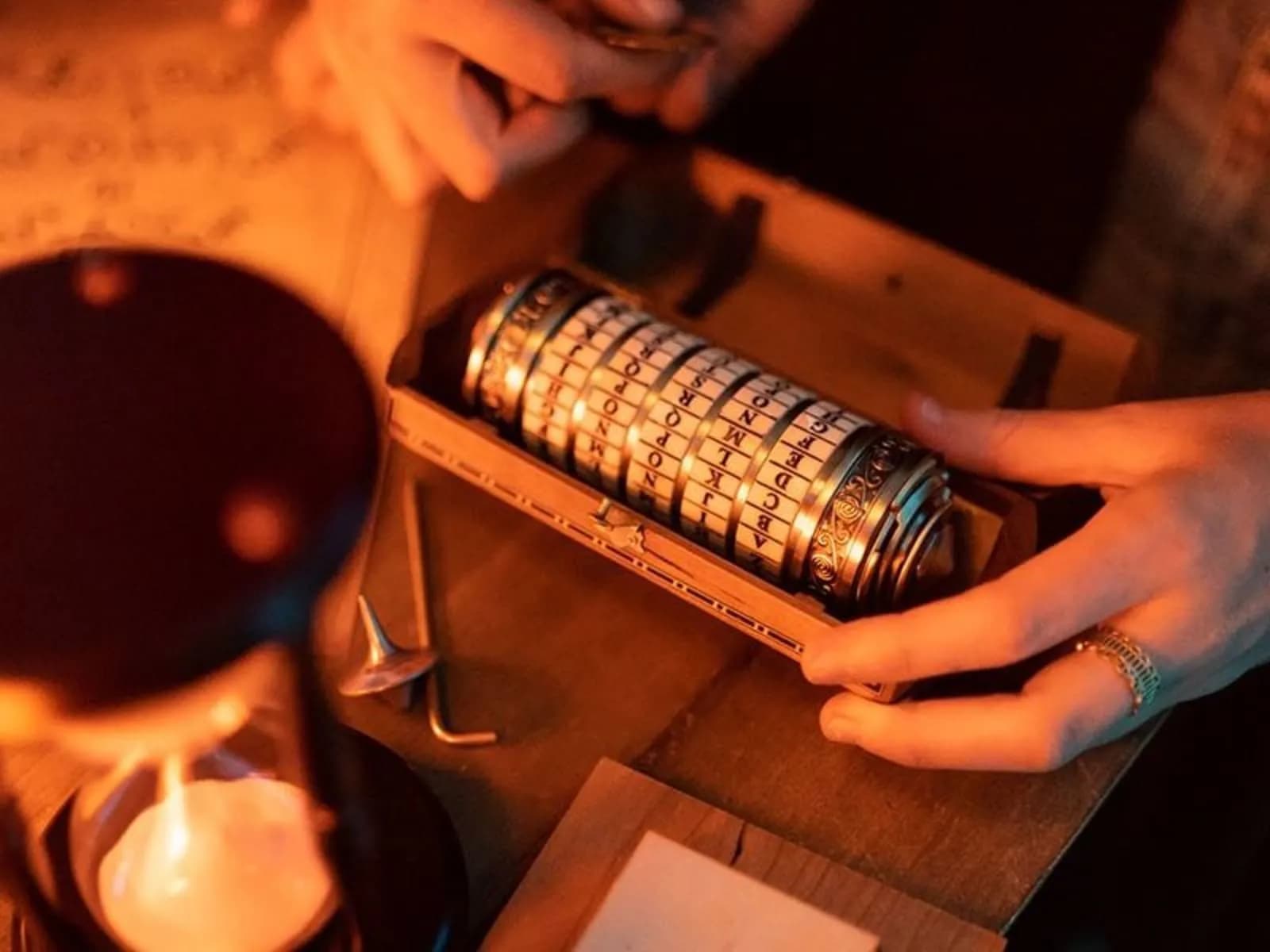 Teams solving riddles during a giant escape game in Paris