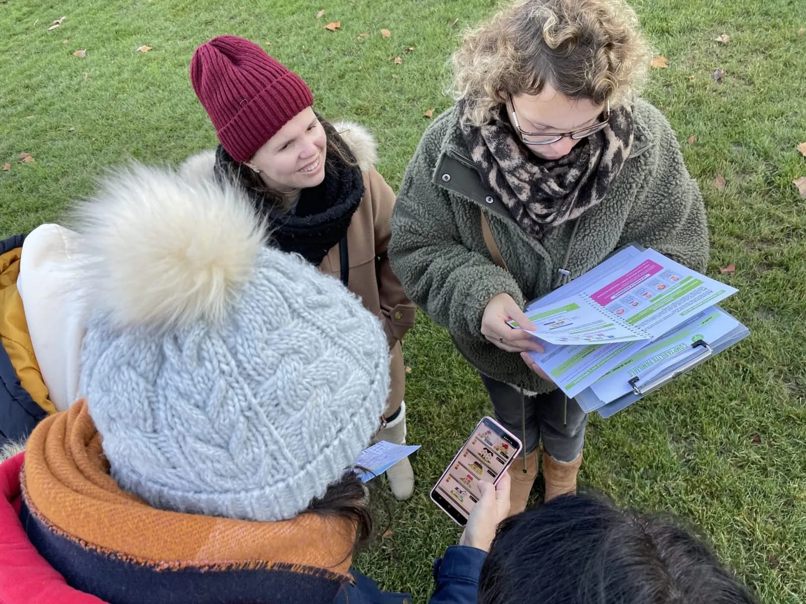Team treasure hunt route in Versailles