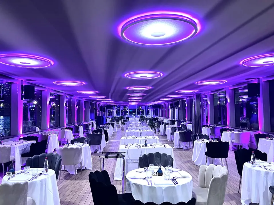 Le Diamant Bleu, group dining and private event venue in Paris 16e, Paris – reception setup