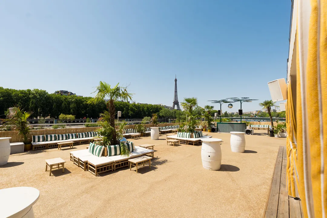 Rooftop Mademoiselle Mouche, restaurant pour dîners d'entreprise et événements privés – Paris 8e, Paris – vue intérieure
