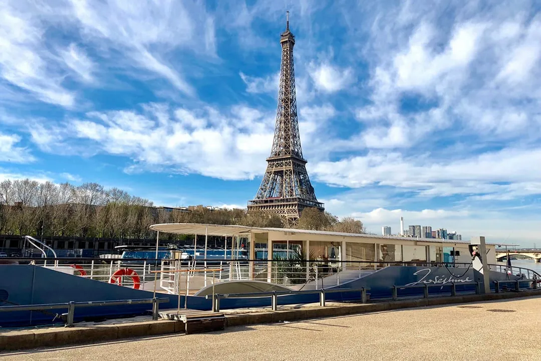Yacht Joséphine, group dining and private event venue in Paris 16e, Paris – reception setup
