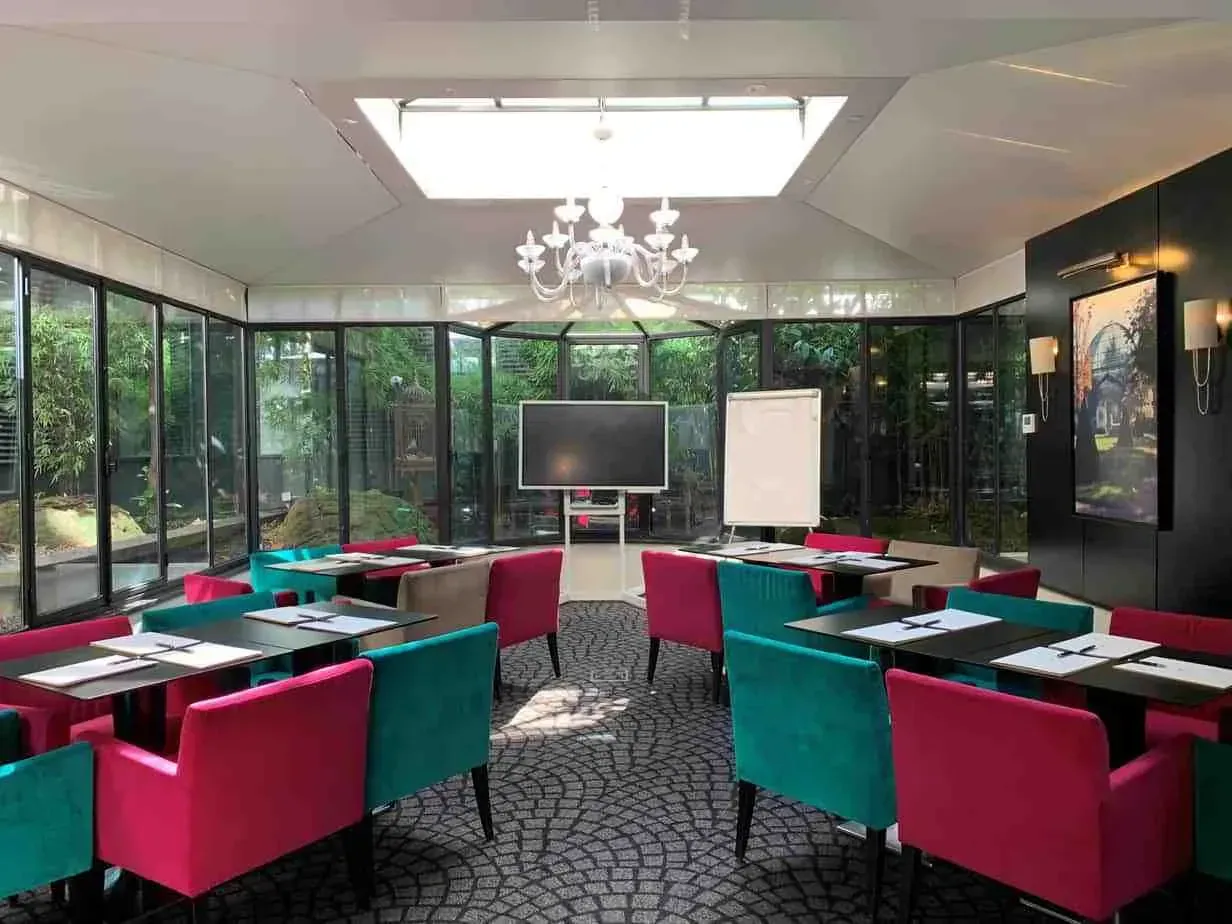 Conservatory Room with Japanese Garden, Paris 16e: reception and seminar venue in Paris 16e